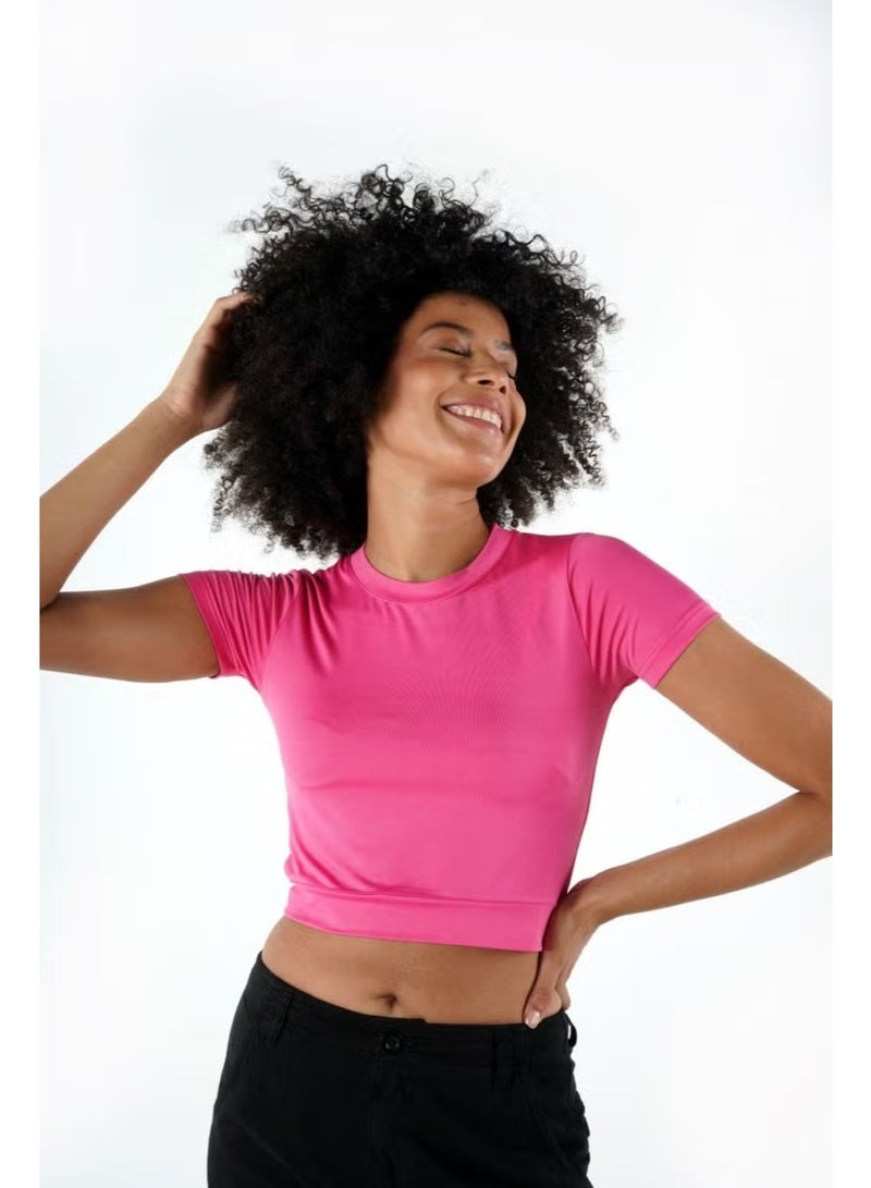 Alexander Gardi Crew Neck Crop T-Shirt (B24-326A) - Image 3